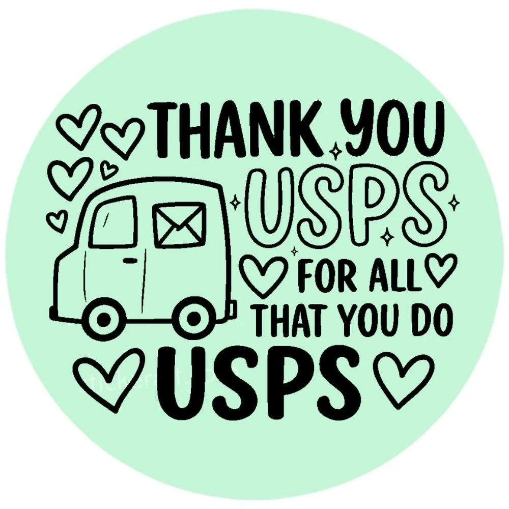 Thank You USPS Stickers for Packages & Envelopes – 2